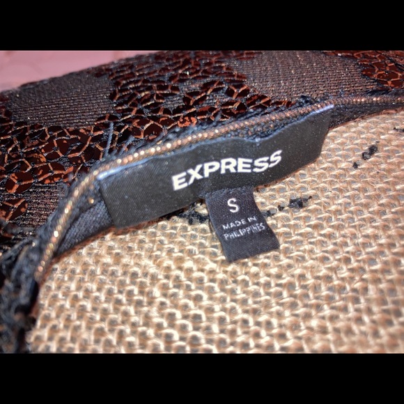 ❤️🤩FINAL PRICE! Sz S Express, Gold/Blk Mini-Dress🤩❤️ - Picture 8 of 8